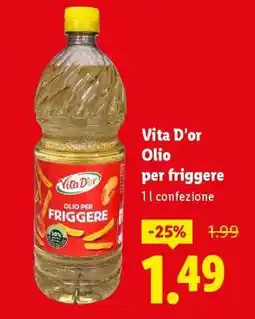 Lidl Vita D'or Olio per friggere offerta