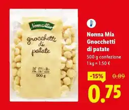 Lidl Nonna Mia Gnocchetti di patate offerta