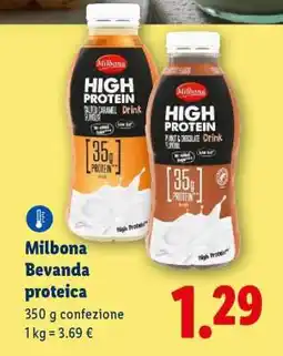 Lidl Milbona Bevanda proteica offerta