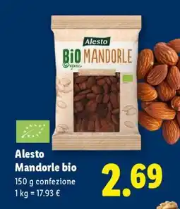 Lidl Alesto Mandorle bio offerta