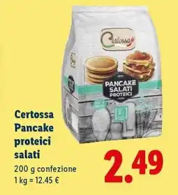 Lidl Certossa Pancake proteici salati offerta