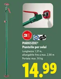 Lidl PARKSIDE Puntello per solai offerta