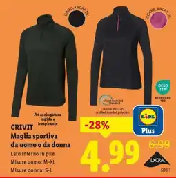 Lidl CRIVIT Maglia sportiva da uomo o da donna offerta