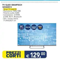 Esselunga TV OLED SMARTECH 32QW01V offerta