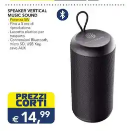 Esselunga SPEAKER VERTICAL MUSIC SOUND offerta