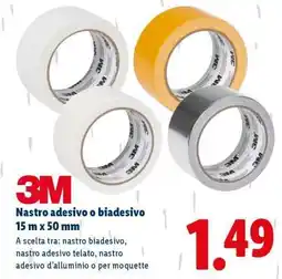 Lidl 3M Nastro adesivo o biadesivo offerta