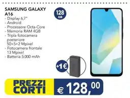 Esselunga Samsung Galaxy A16 offerta