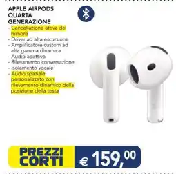 Esselunga APPLE AIRPODS QUARTA GENERAZIONE offerta