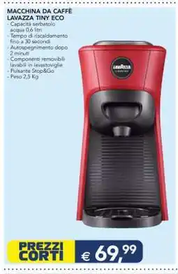 Esselunga MACCHINA DA CAFFÈ LAVAZZA TINY ECO offerta