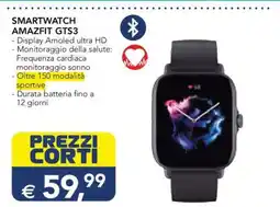 Esselunga SMARTWATCH AMAZFIT GTS3 offerta