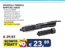 Esselunga SPAZZOLA TERMICA BABYLISS AS82E offerta