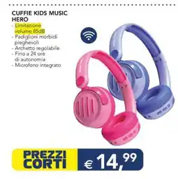 Esselunga CUFFIE KIDS MUSIC HERO offerta