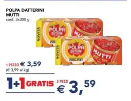 Esselunga Polpa Datterini Mutti offerta