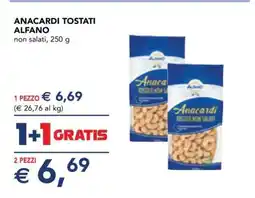 Esselunga ANACARDI TOSTATI ALFANO offerta
