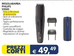 Esselunga REGOLABARBA PHILIPS S5000 offerta