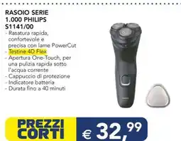 Esselunga RASOIO SERIE 1.000 PHILIPS S1141/00 offerta