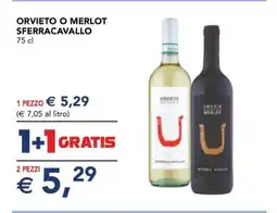 Esselunga ORVIETO O MERLOT SFERRACAVALLO 75 cl offerta