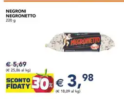 Esselunga NEGRONI NEGRONETTO offerta
