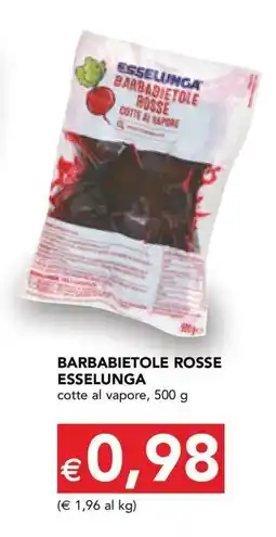 Esselunga BARBABIETOLE ROSSE ESSELUNGA offerta