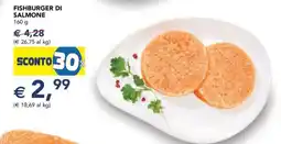 Esselunga Fishburger di Salmone offerta