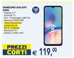 Esselunga Samsung Galaxy A05S offerta