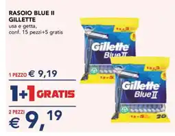 Esselunga RASOIO BLUE II GILLETTE offerta
