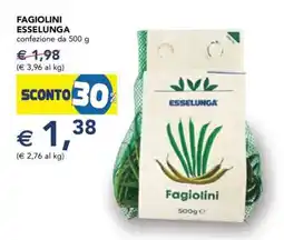 Esselunga FAGIOLINI ESSELUNGA offerta