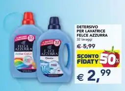 Esselunga DETERSIVO PER LAVATRICE FELCE AZZURRA offerta