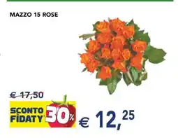 Esselunga MAZZO 15 ROSE offerta