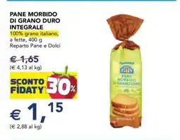 Esselunga PANE MORBIDO DI GRANO DURO INTEGRALE offerta