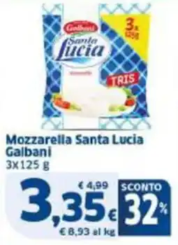 Sigma Mozzarella Santa Lucia Galbani offerta