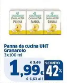Sigma Panna da cucina UHT Granarolo offerta