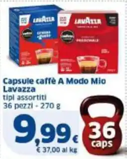 Sigma Capsule caffè A Modo Mio Lavazza offerta