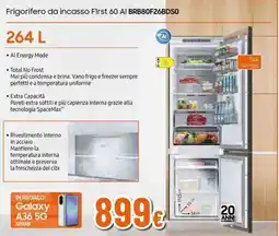 Expert SAMSUNG Frigorifero da incasso First 60 AI BRB80F26BDS0 offerta