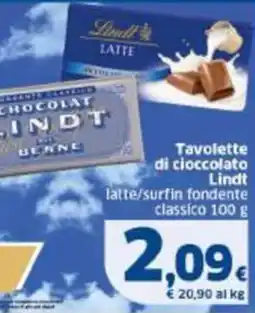 Sigma Tavolette di cioccolato Lindt offerta
