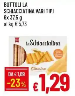 Galassia Bottoli la schiacciatina vari tipi offerta