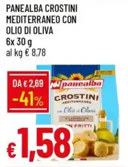 Galassia Panealba crostini mediterraneo con olio di oliva offerta