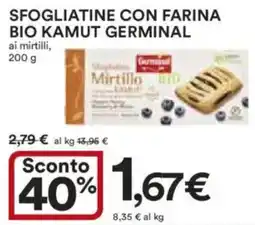 Ipercoop Sfogliatine con farina bio kamut GERMINAL offerta