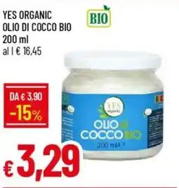 Galassia Yes organic olio di cocco bio offerta