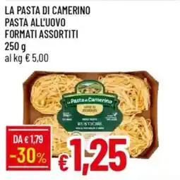 Galassia La pasta di camerino pasta all'uovo formati assortiti offerta