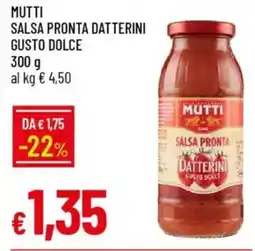 Galassia Mutti salsa pronta datterini gusto dolce offerta