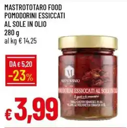 Galassia Mastrototaro food pomodorini essiccati al sole in olio offerta