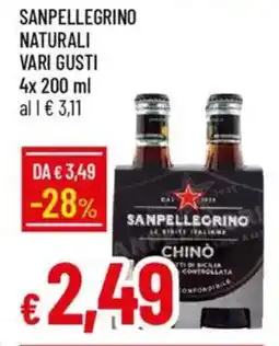 Galassia Sanpellegrino naturali vari gusti offerta