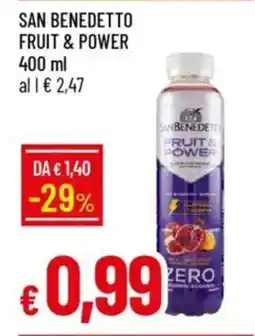 Galassia San benedetto fruit & power offerta