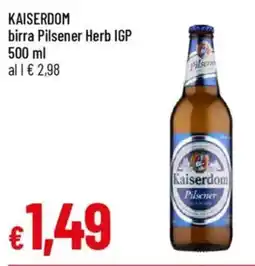 Galassia KAISERDOM birra Pilsener Herb IGP offerta