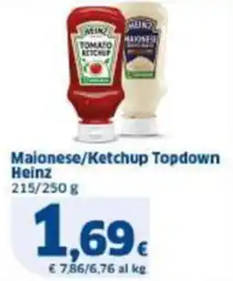 Sigma Maionese/Ketchup Topdown Heinz offerta