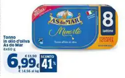 Sigma Tonno in olio d'oliva As do Mar offerta