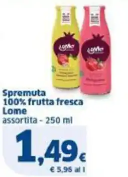 Sigma Spremuta 100% frutta fresca Lome offerta