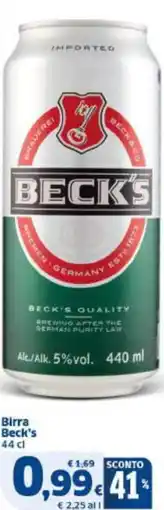 Sigma Birra Beck's offerta