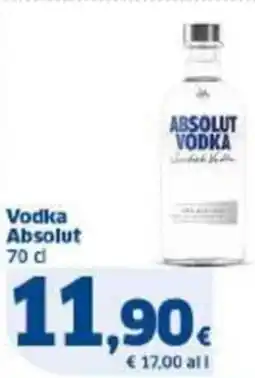Sigma Vodka Absolut offerta